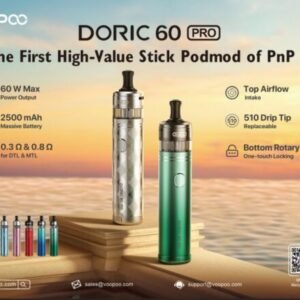 VOOPOO Doric 60 Pro 多立克 Pro｜BSMI 認證 60W 長續航霧